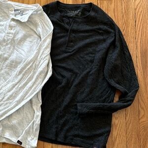 Faherty sz M charcoal long sleeve thermal, listing for charcoal color (only 1)